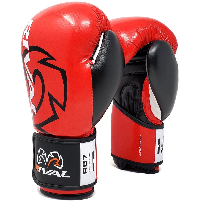 RIVAL Boxing RB7 Fitness Plus Bag Gloves, Ergo Strap System and High-Density Layered Padding for Heavy Bag and Mitt Work - Image 3